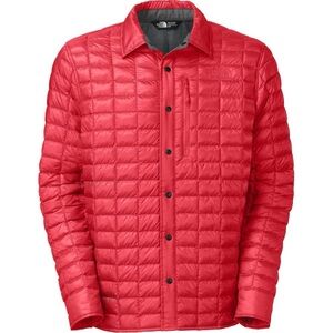 The North Face Men's Vibrant Red Puffer Jacket